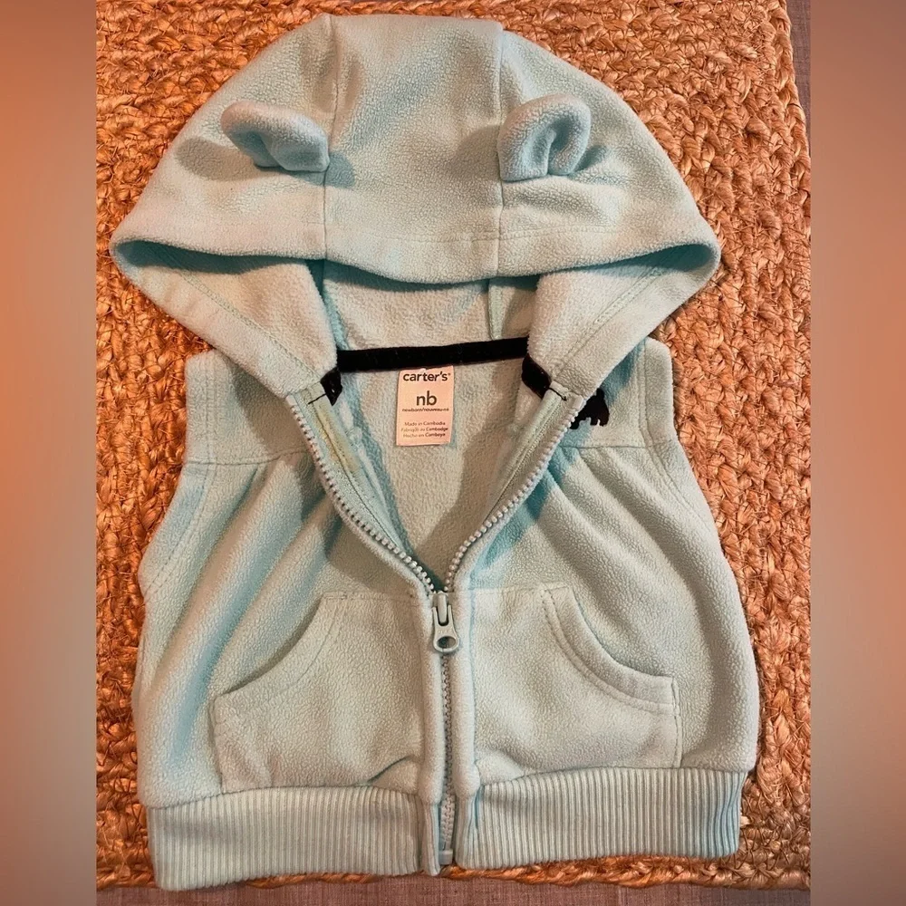 Carter’s NB Fleece Vest with Hood